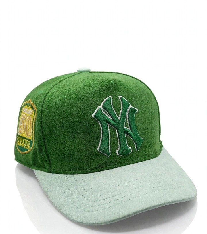 💚 GORRA NY VERDE BICOLOR 50 ANIVERSARIO, 💚