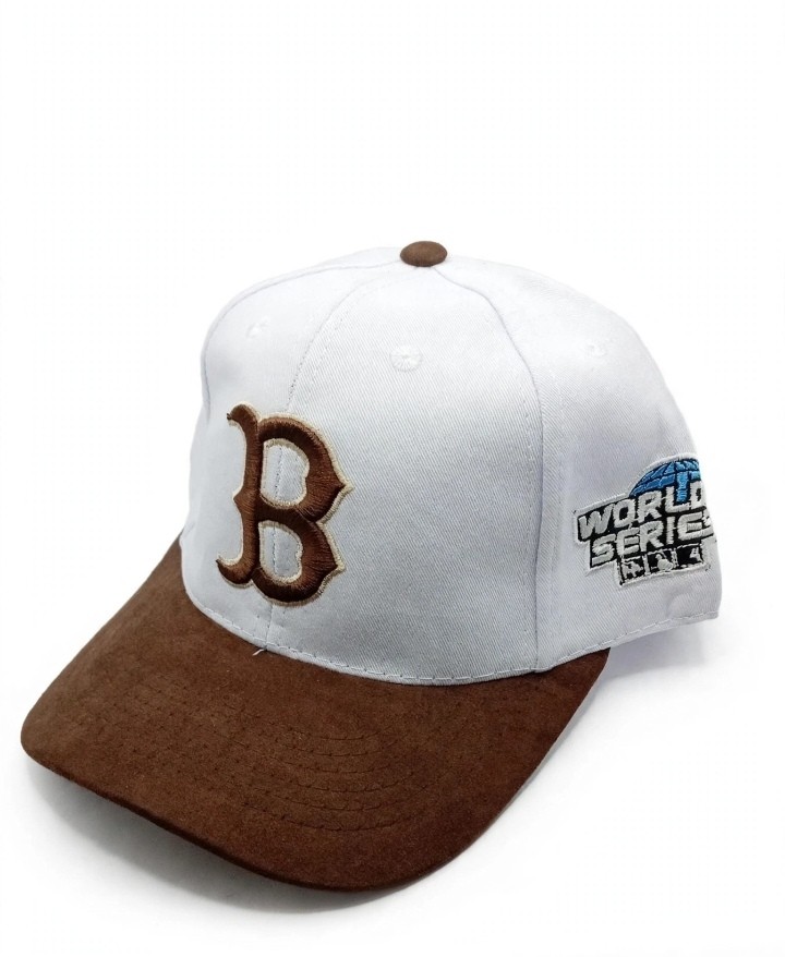 GORRA B WORLD SERIES - WHITE / BROWN 🤍🤎
