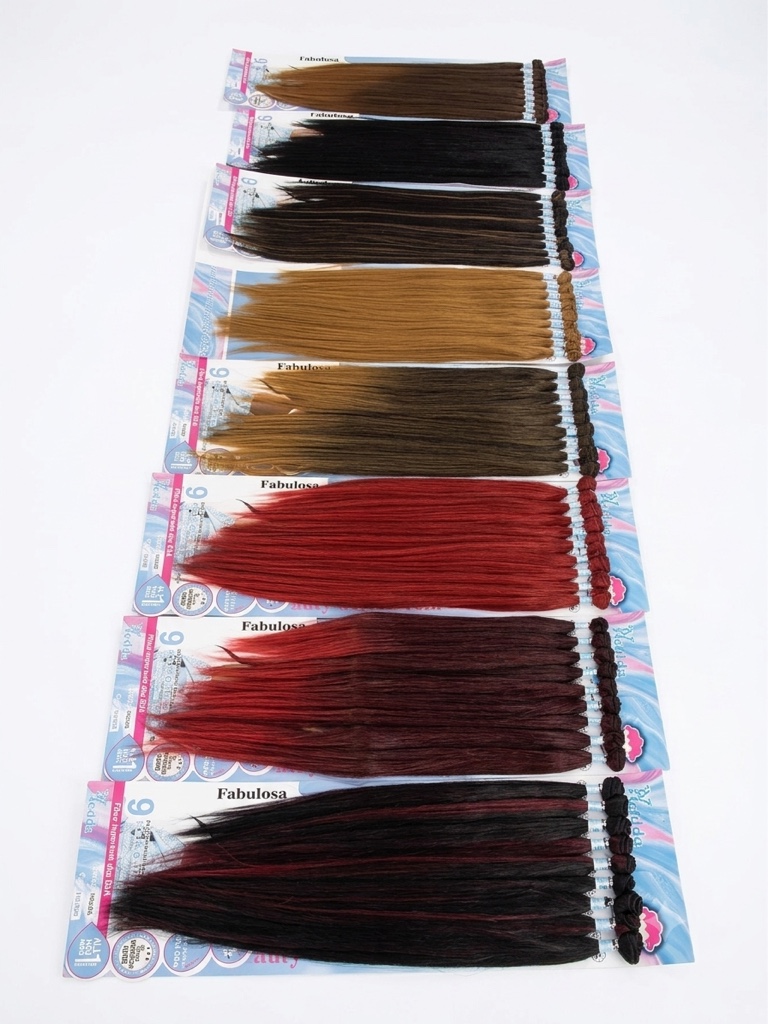 Combo de cabello   Yeda azul lacio