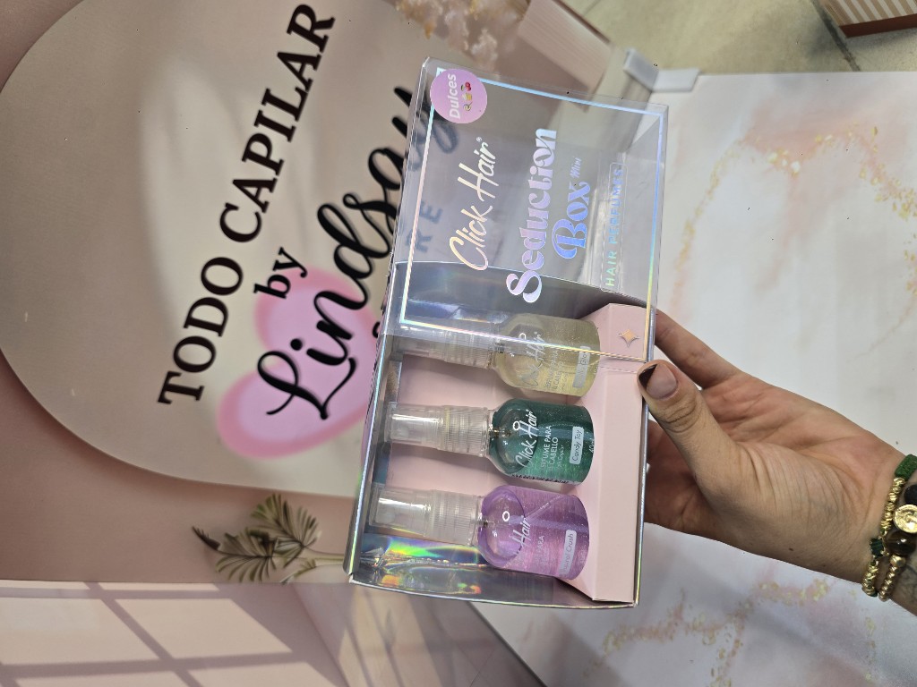 Set x3 mini perfumes capilares con brillo