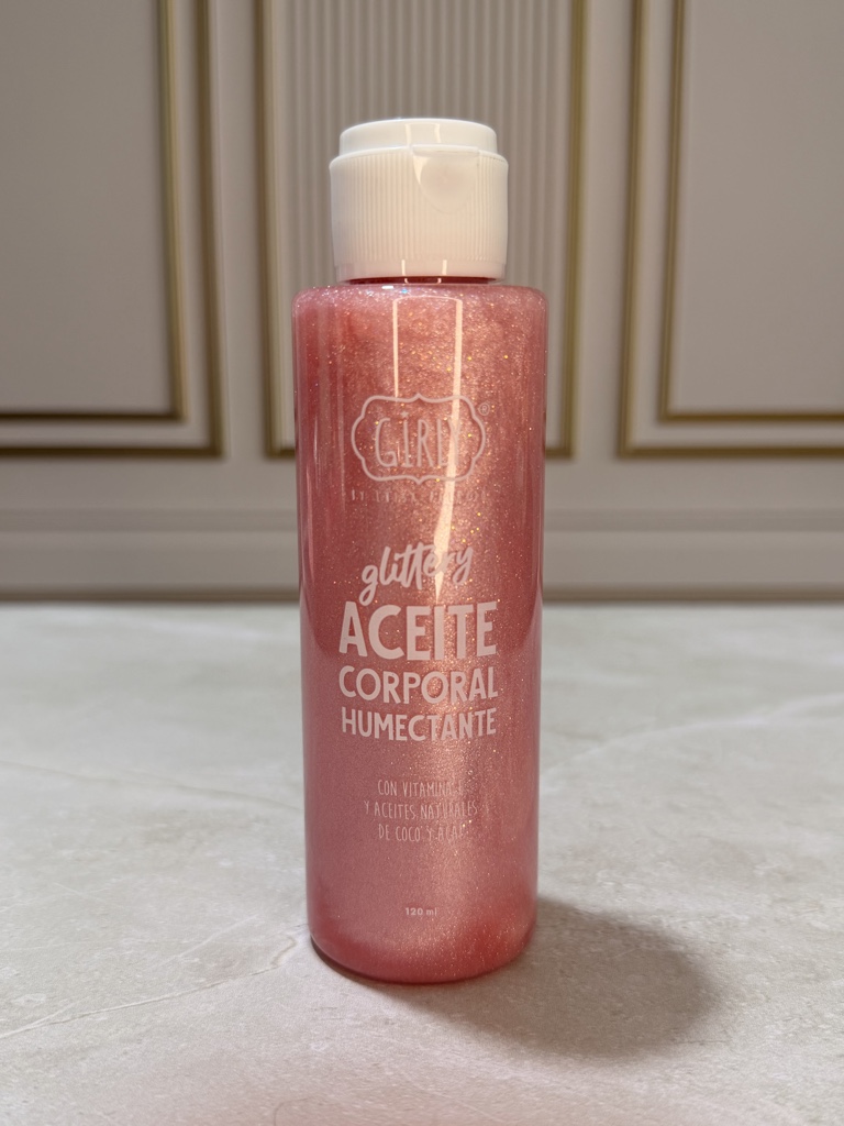 Aceite corporal con glitter - Girly