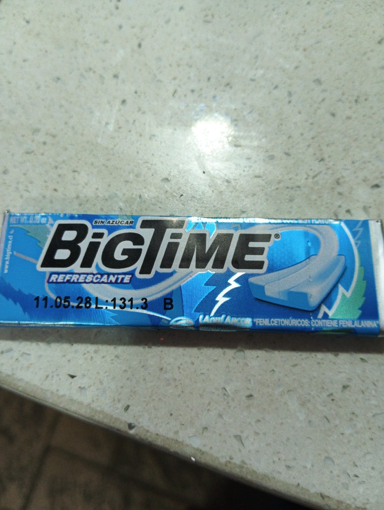 BigTime sin azucar menta