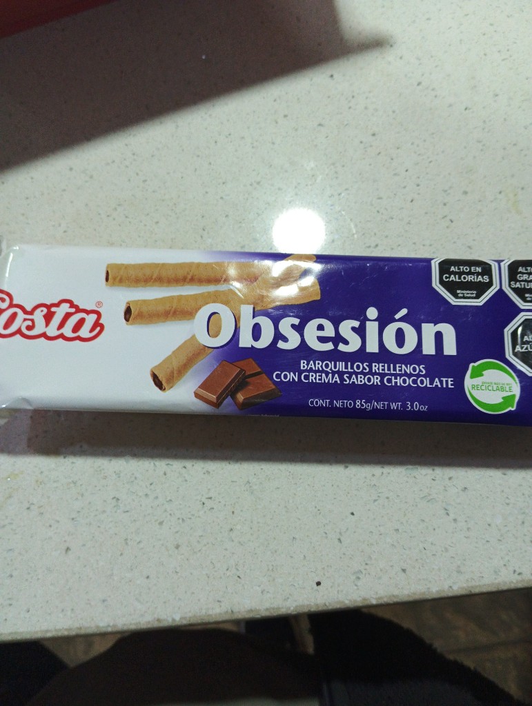 Costa Obsesion barquillos chocolate