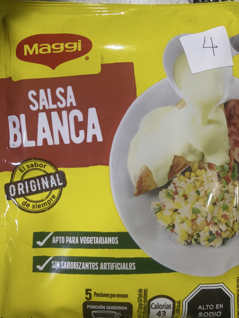 Salsa blanca maggi 36g