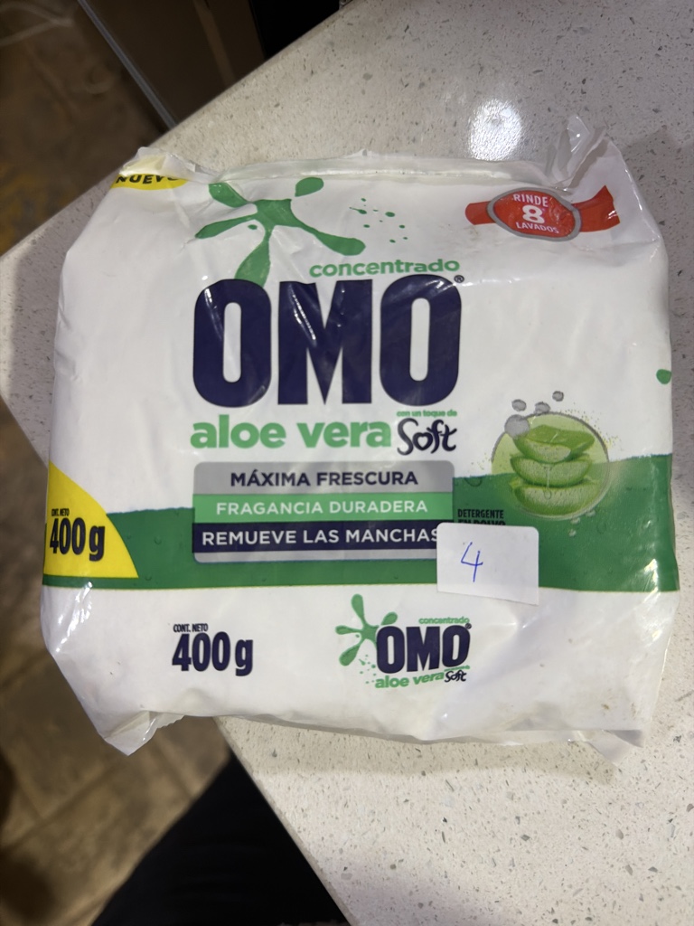 Detergente OMO aloe Vera 400g