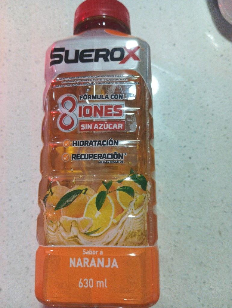SueroX naranja 630ml