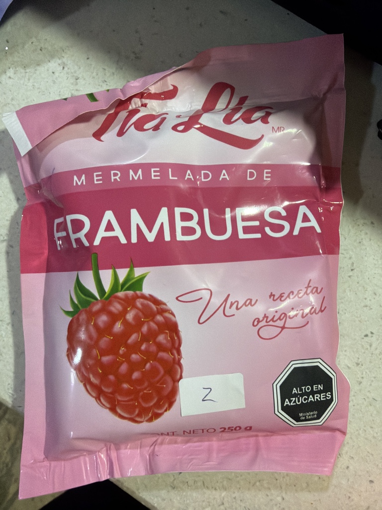 Mermelada Frambuesa TÍA LIA 250g