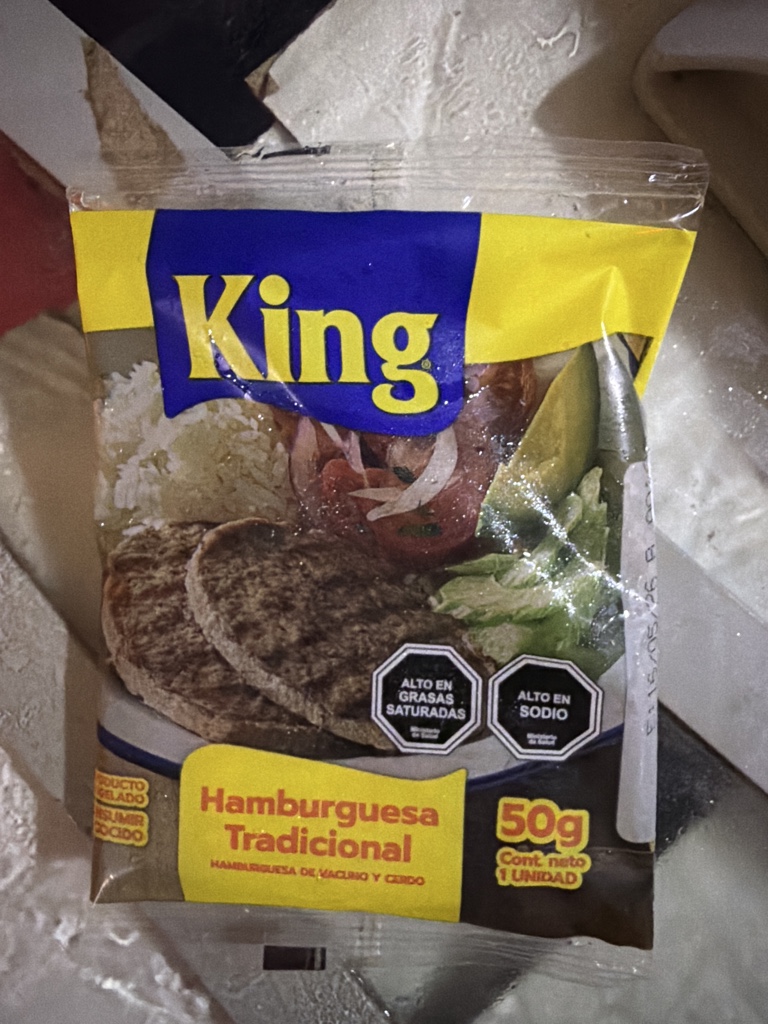 Hamburguesa 50g KING