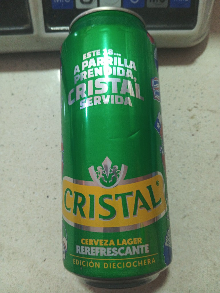 Cristal Lager lata470cc