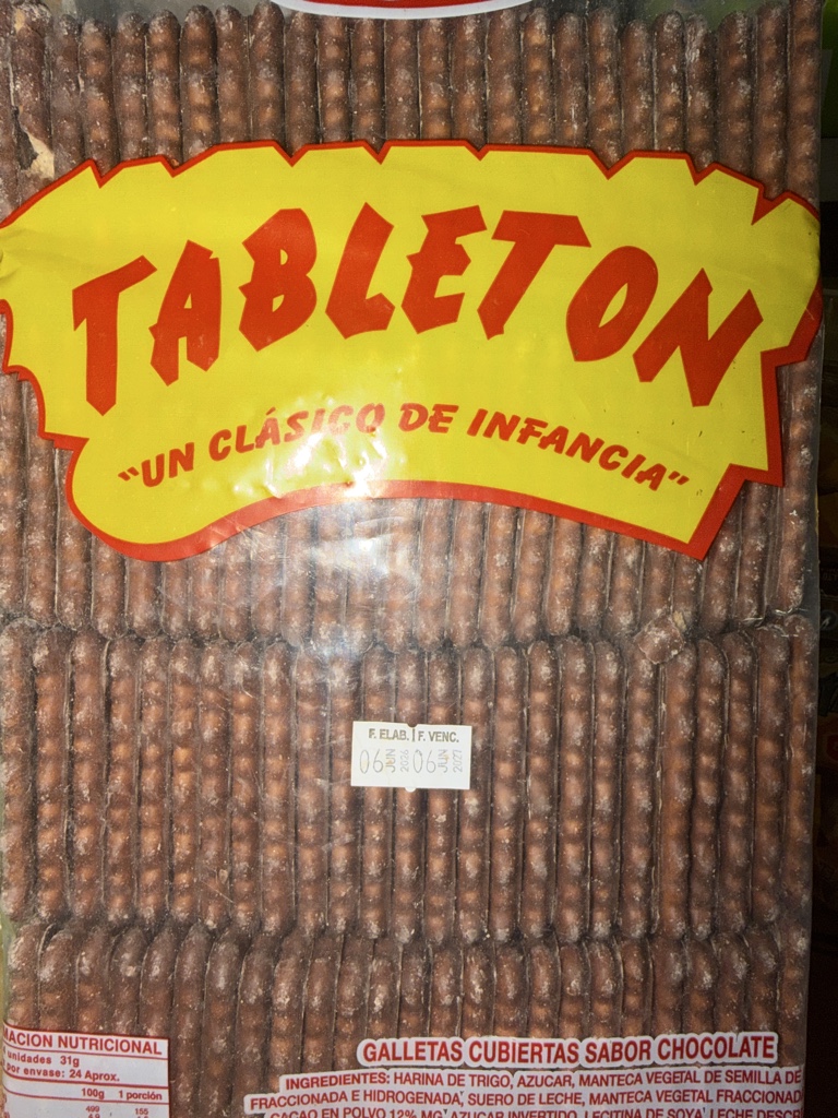 Tableton chocolate