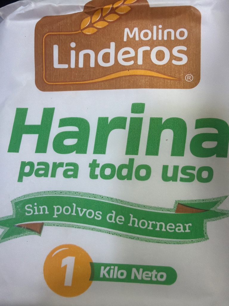 Harina s/polvo de hornear 1k Molino Lindero