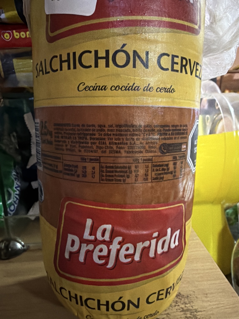 Salchichón cervecero la preferida