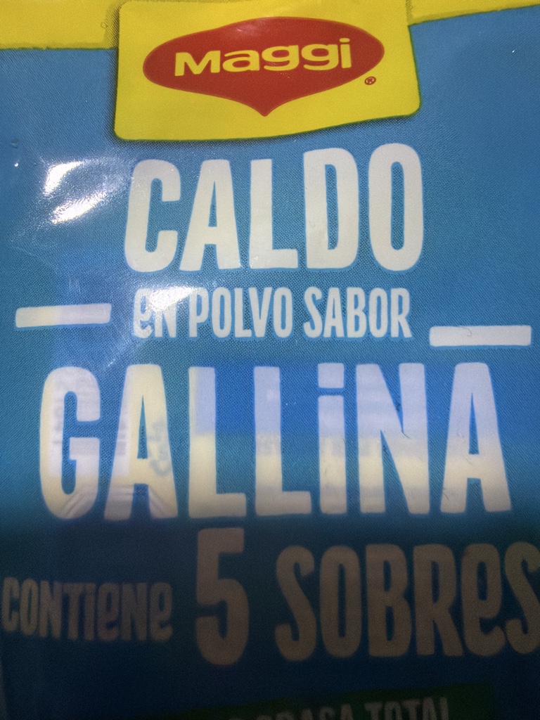 Caldo en polvo de gallina 7g maggi