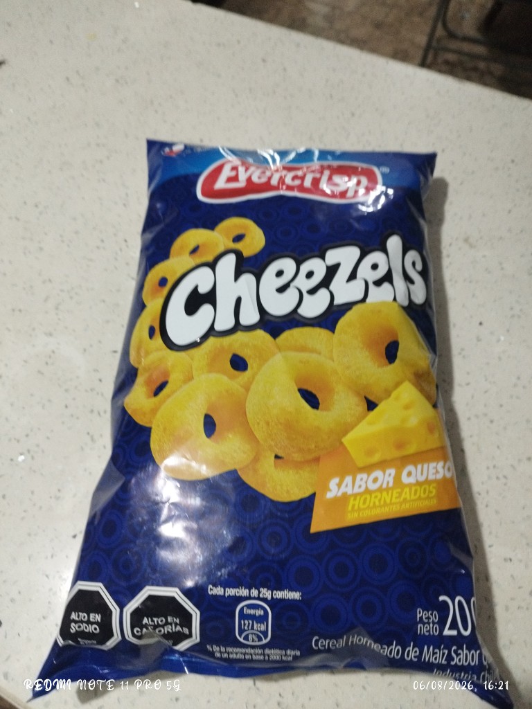 Evercrisp Cheezels queso 200g