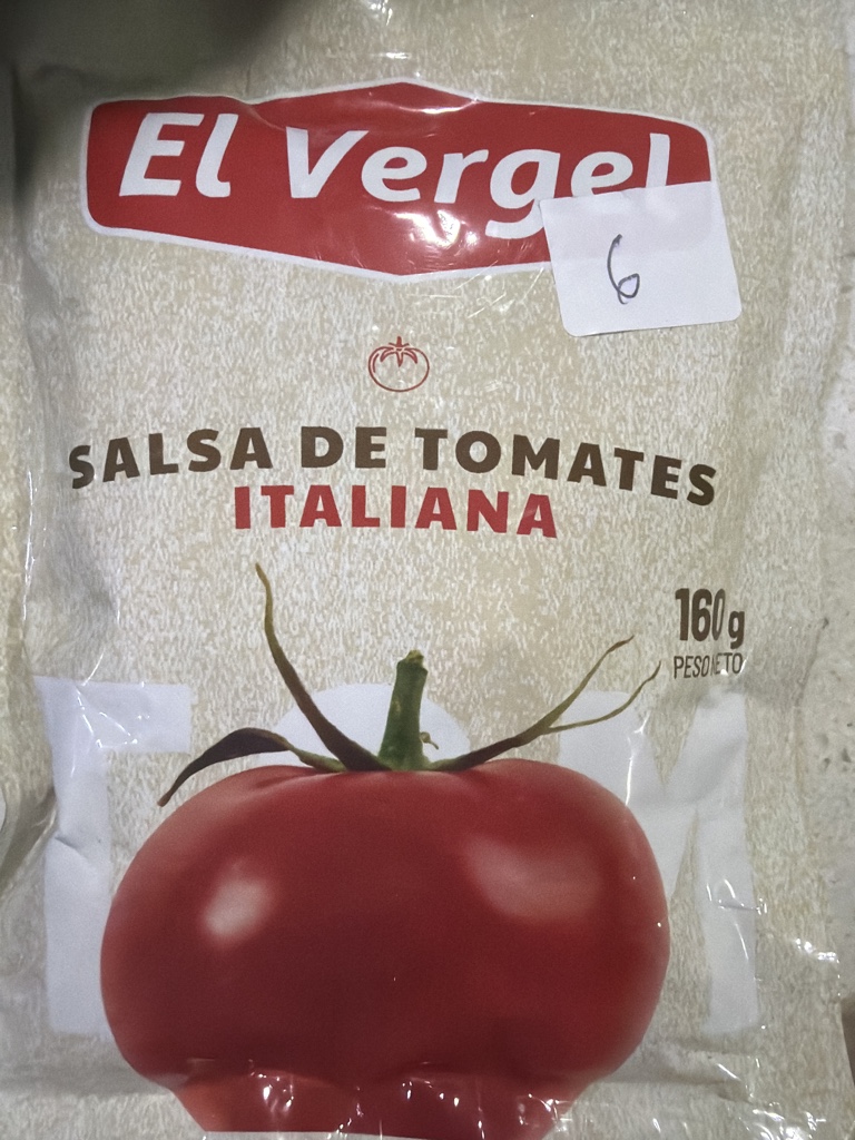 Salsa de tomate El Vergel