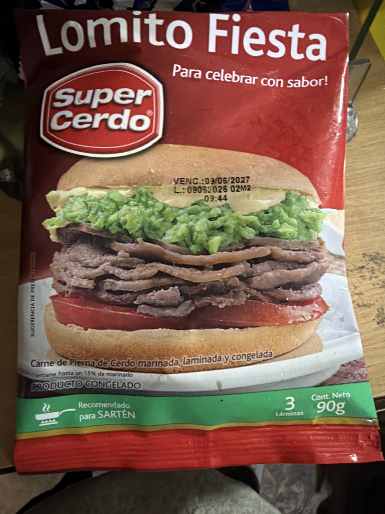 Lomito fiesta 90g SuperCerdo