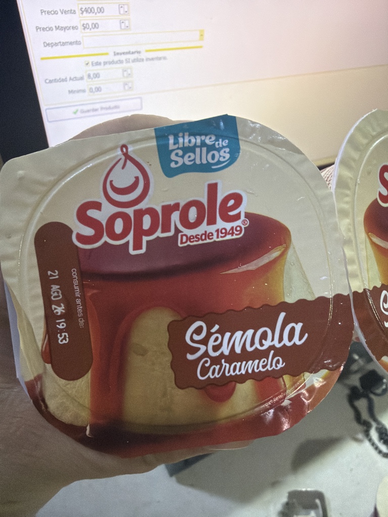 Sémola caramelo SOPROLE 140g