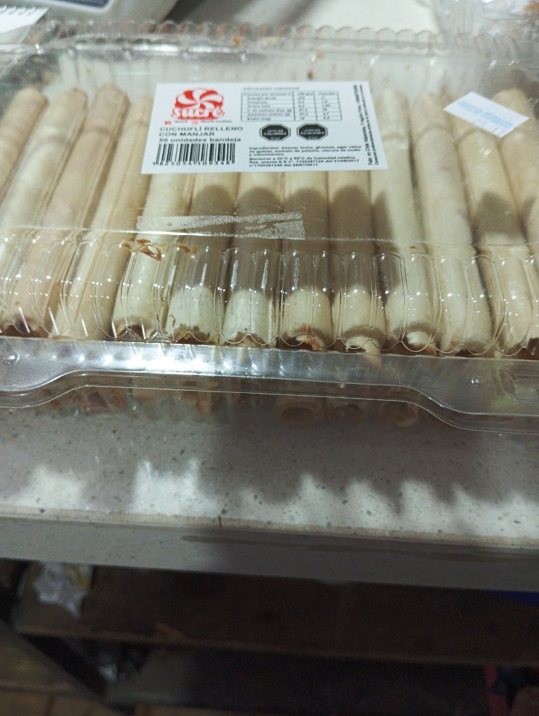 Cuchufli blancos rellenos