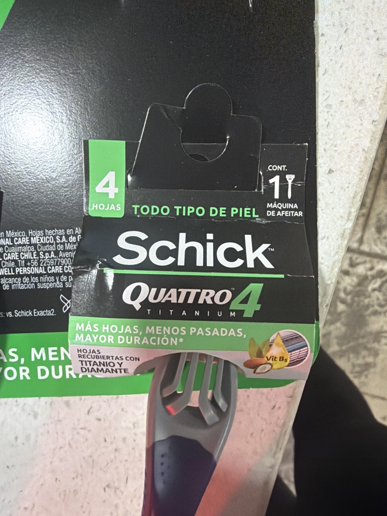 Máquina de afeitar SCHICK quatro 4