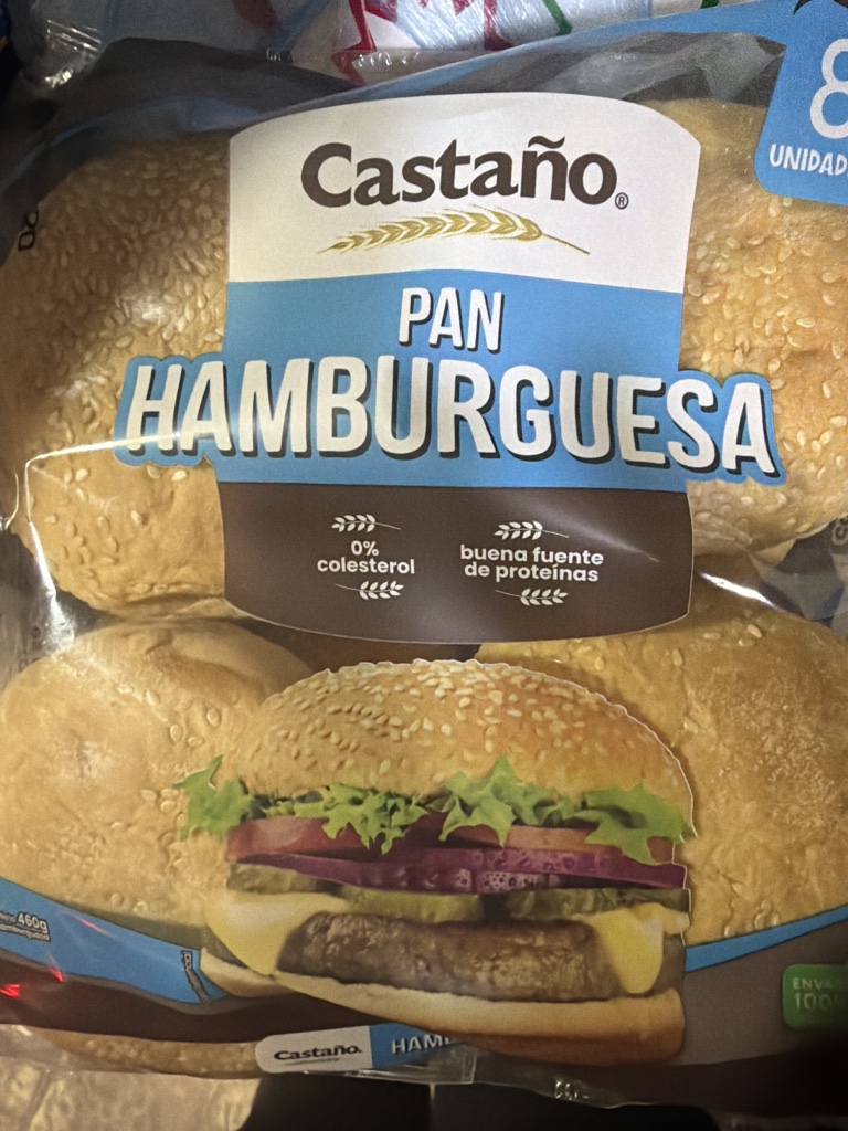 Hamburguesa castaño 8 Und
