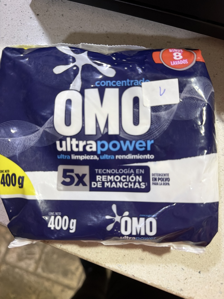 Detergente OMO ultra power 400g