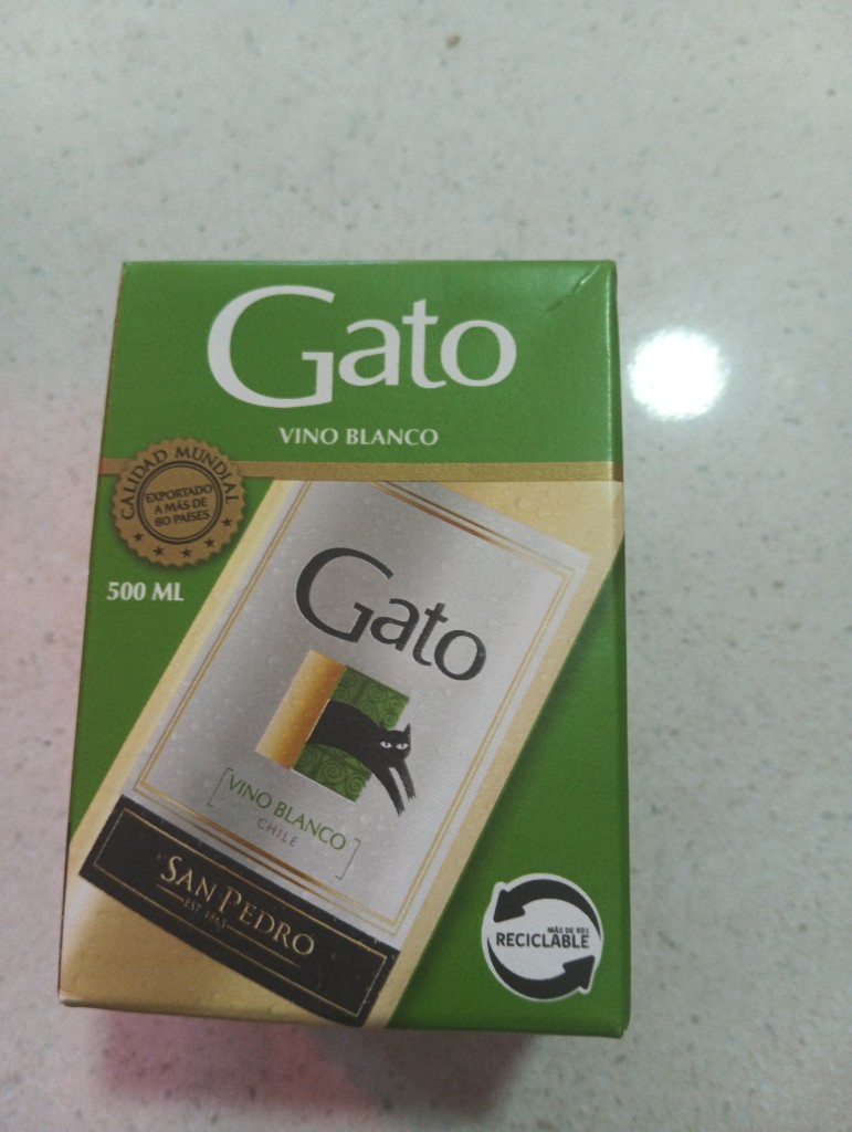 Gato vino blanco 500ml