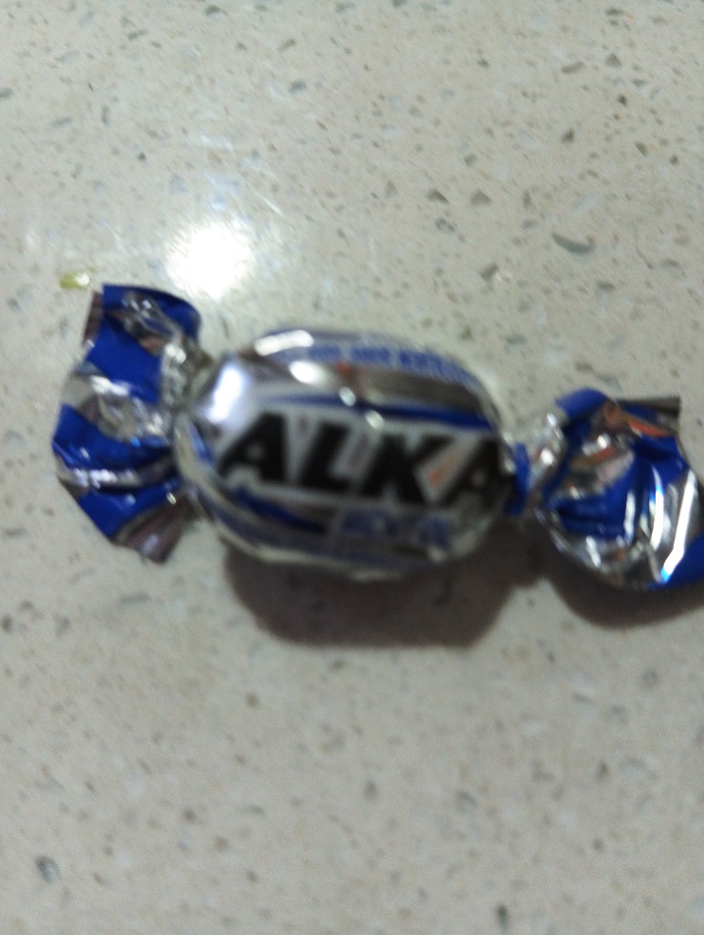ALKA caramelo azul