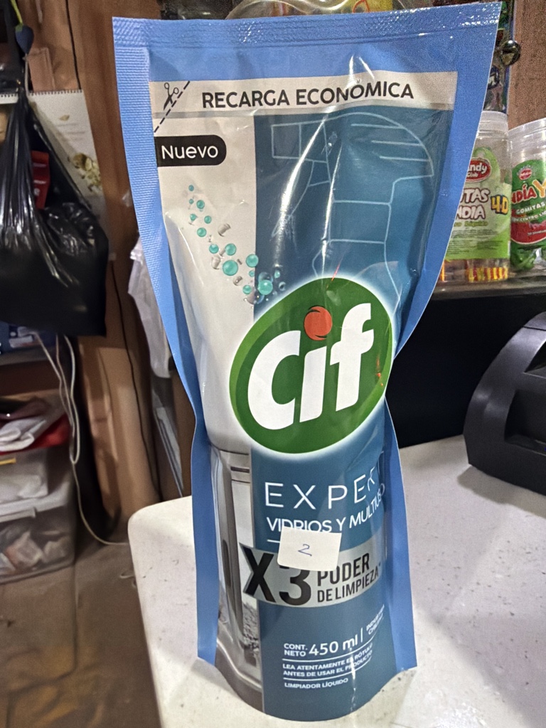 Cif vidrios y multiuso 450ml