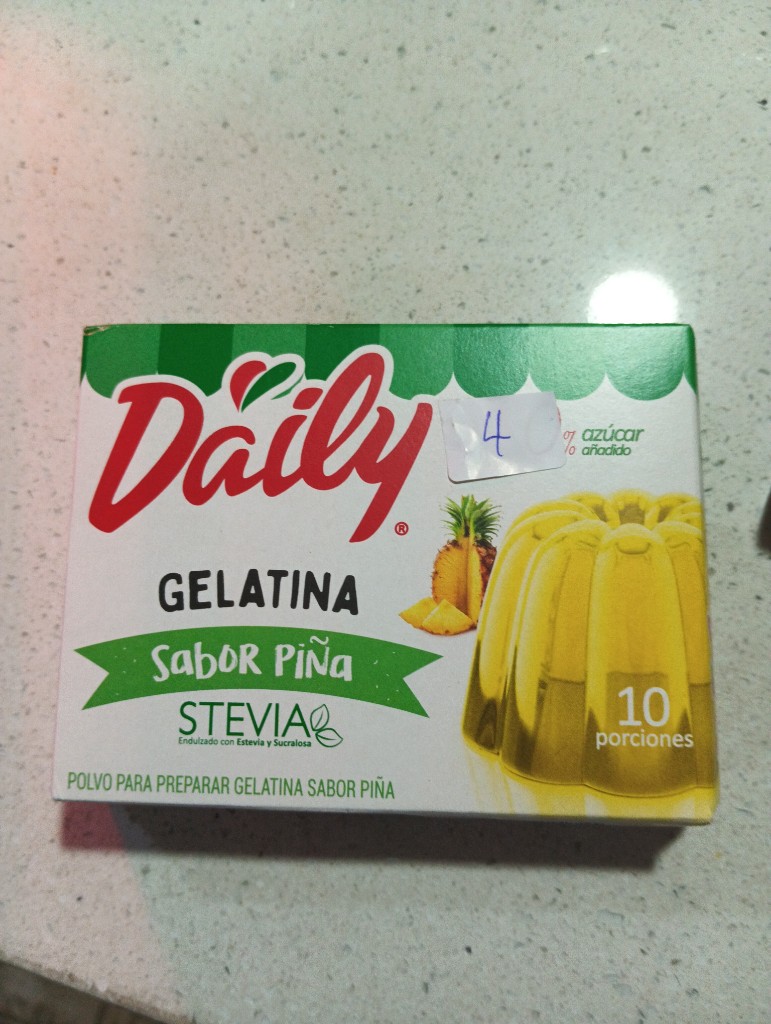 Daily Gelatina Piña Stevia