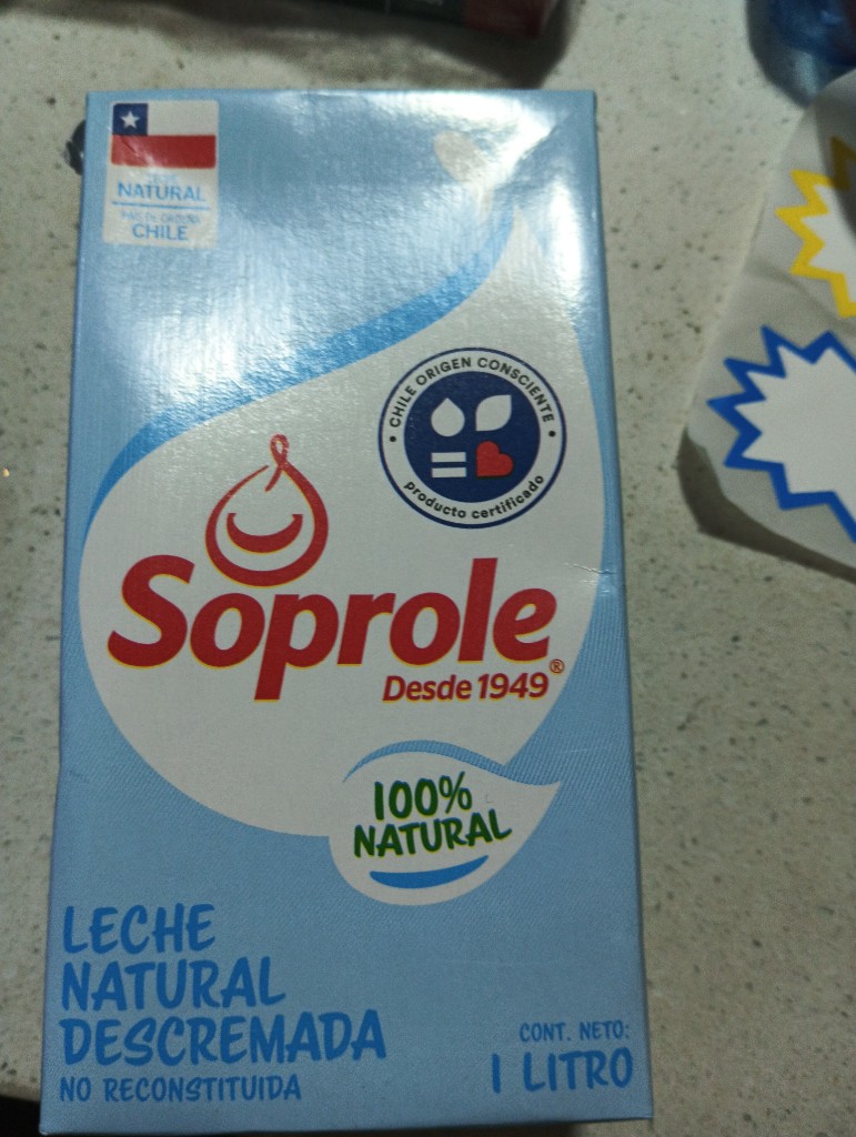 Soprole Leche Descremada 1L