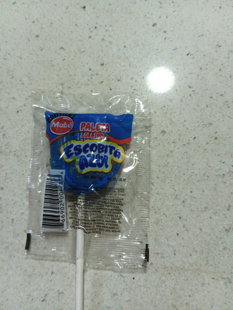 Maby Escobita azul paleta