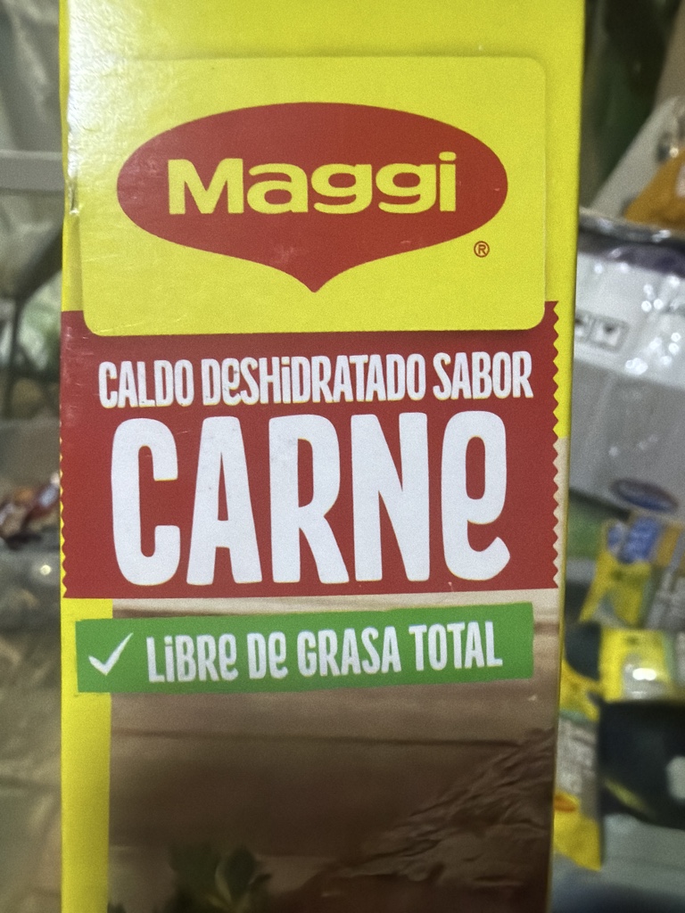 Caldo de carne maggi