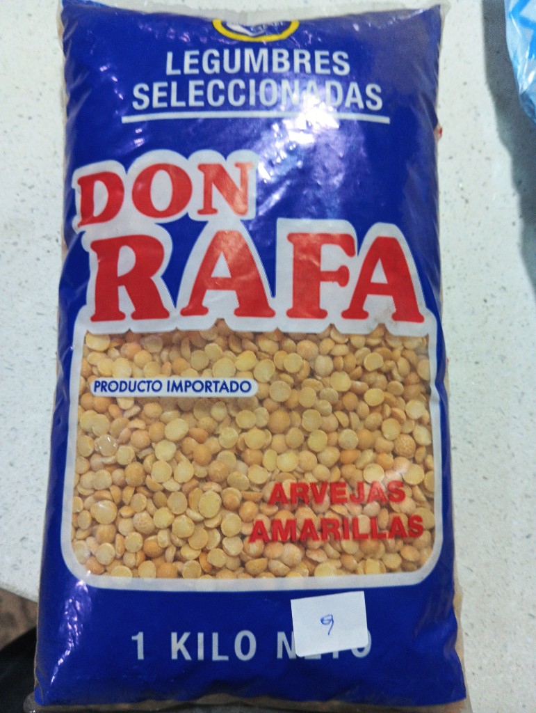arvejas amarillas 1kg Don rafa