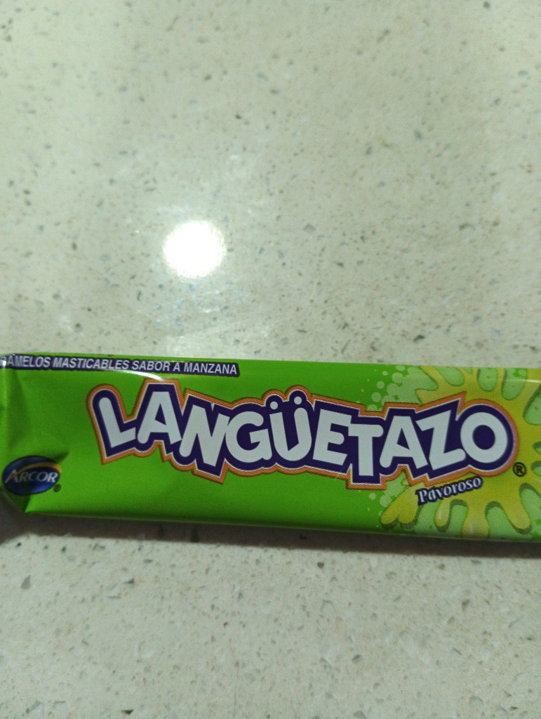 Languetazo verde sabor manzana