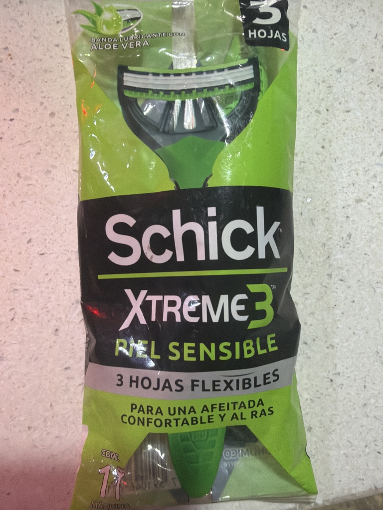 Máquina de afeitar SCHICK xtreme 3 Und