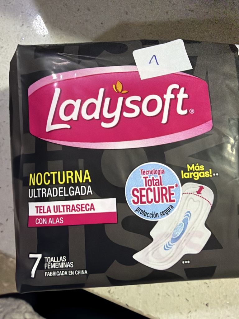 Toallas femeninas Ladysoft Nocturnas 7und