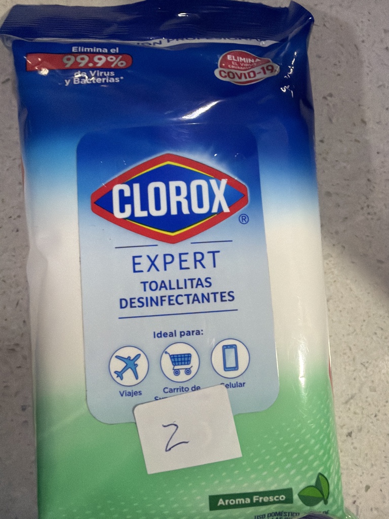 Toallitas desinfectante Clorox 15und