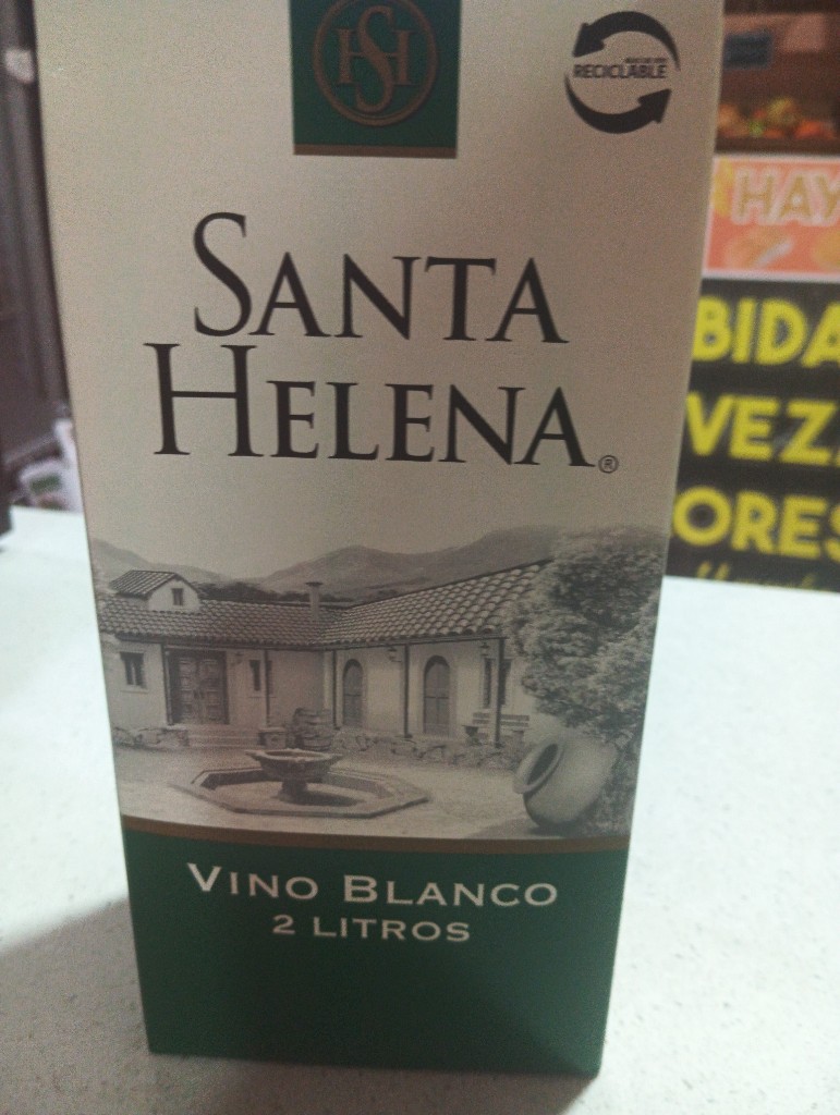 Santa Helena vino blanco 2L