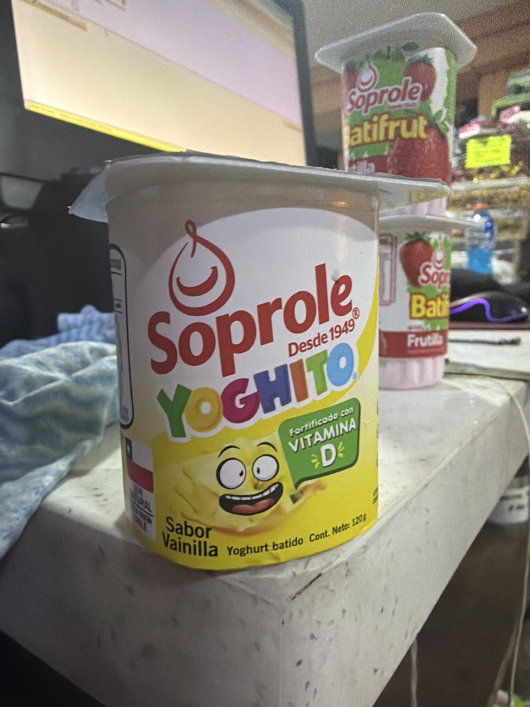 Yoghurt de Vainilla yoghito 120g SOPROLE