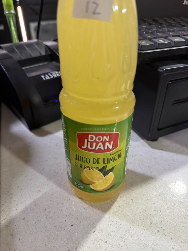 Jugo de limón sucedáneo 500ml Don Juan