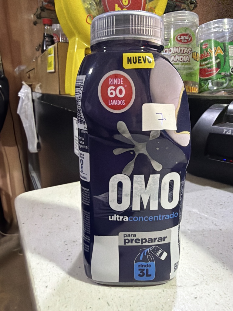 Detergente OMO ultra concentrado para preparar 500ml