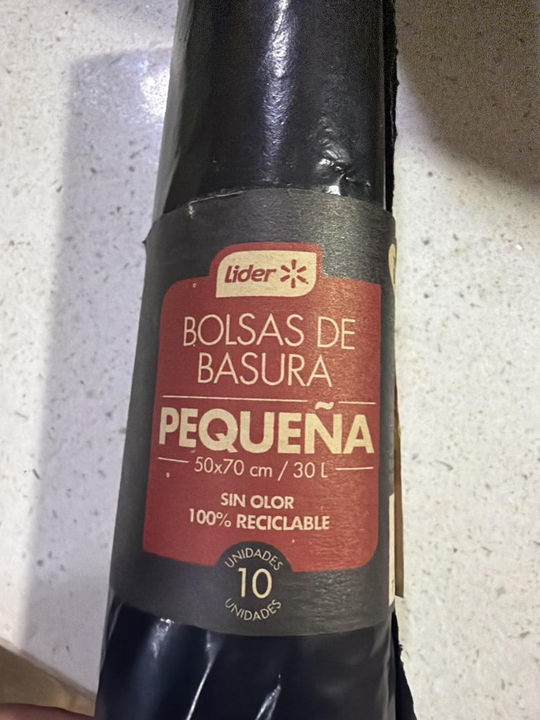 Bolsa de basura LÍDER 50x70 paquete