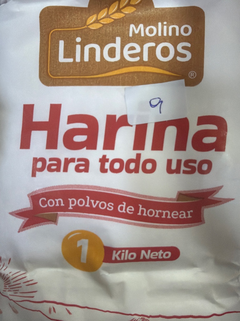 Harina c/polvo de hornear 1k Molino Linderos