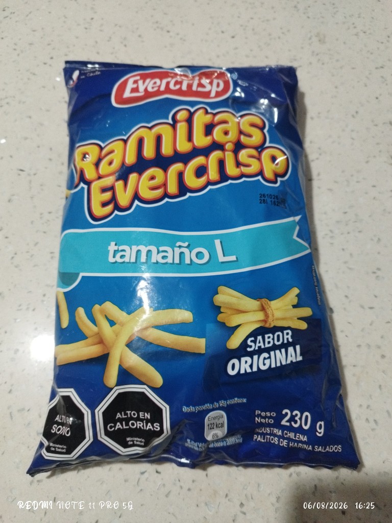 Evercrisp Ramitas Original L 230 g