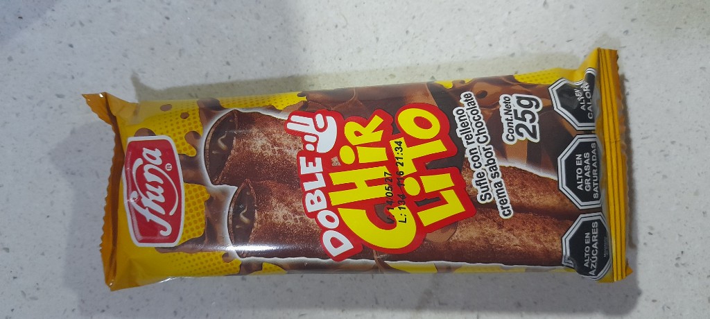 Fruna Chirlito doble chocolate 25g