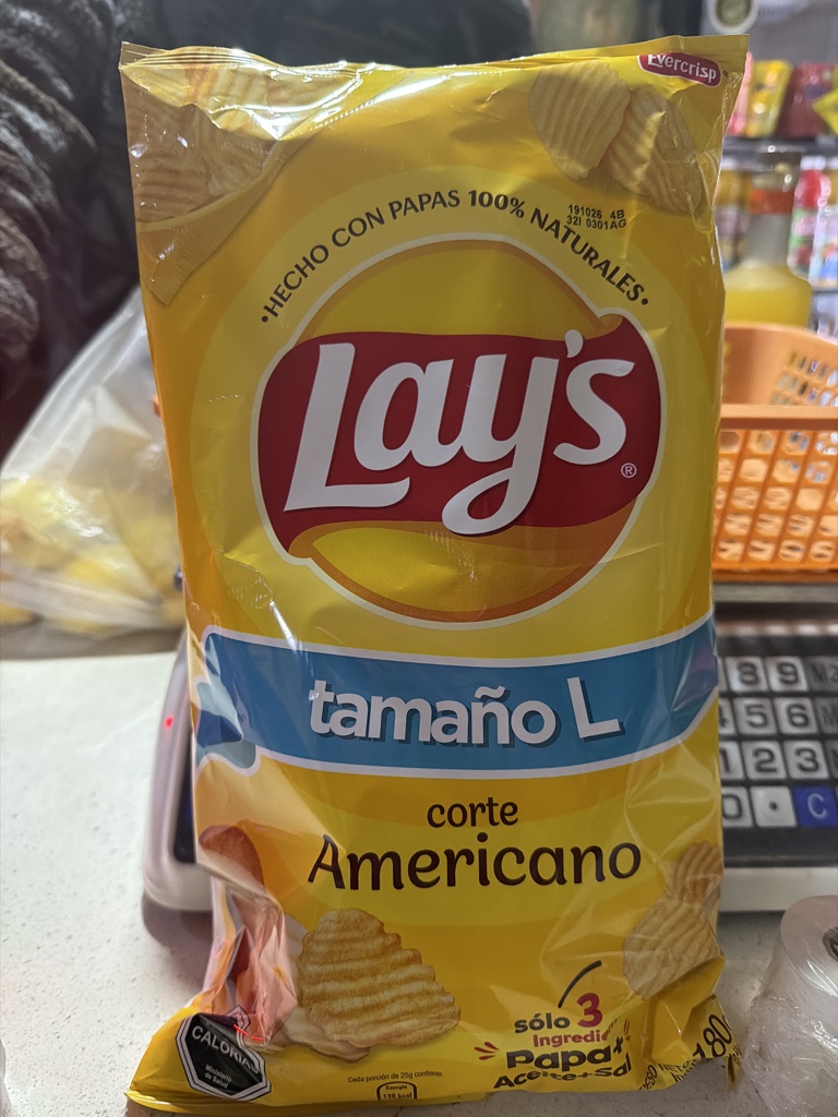 Lays tamaño L 180g