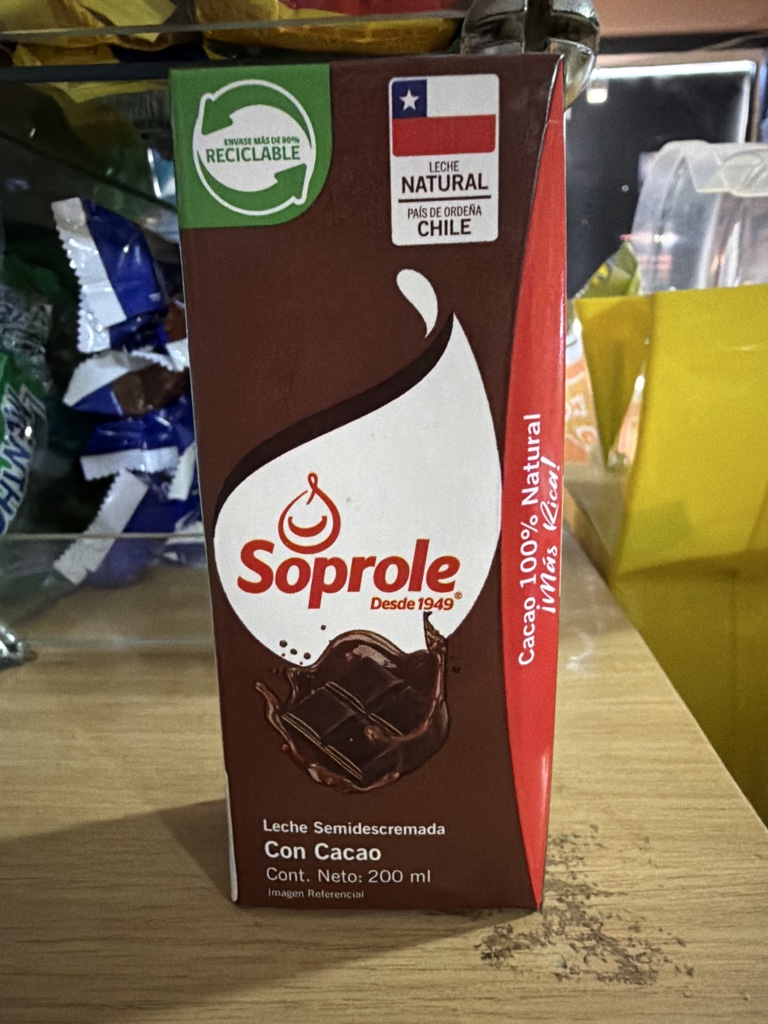 Leche chocolate SOPROLE 200ml
