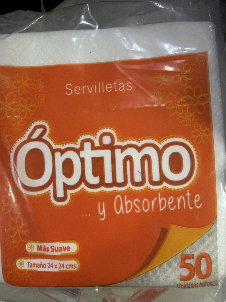 Servilletas ÓPTIMO 50und