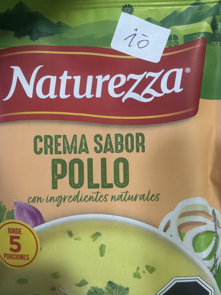 Crema sabor pollo NATUREZZA 60g