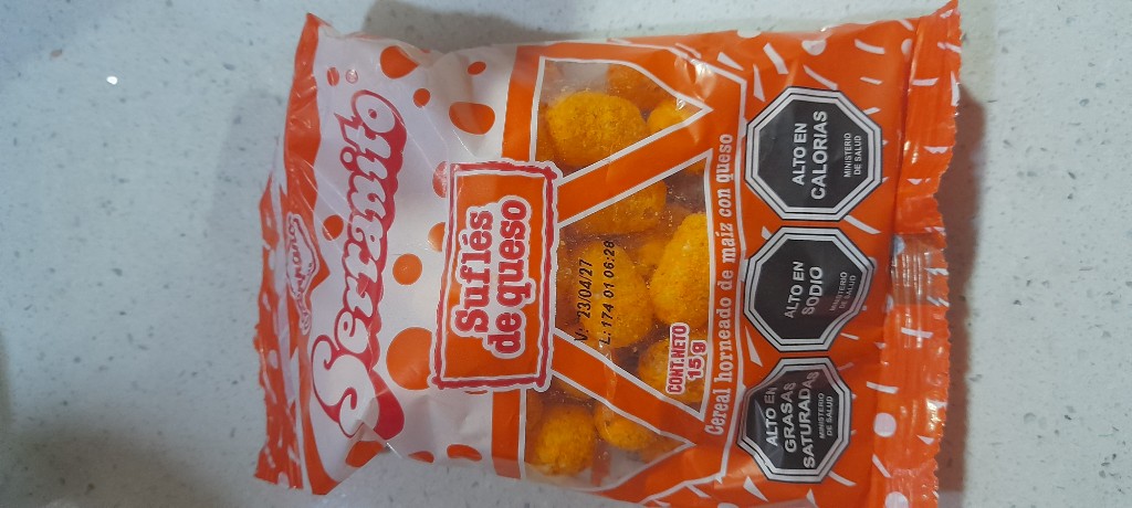 Sufles de queso 15g serranito